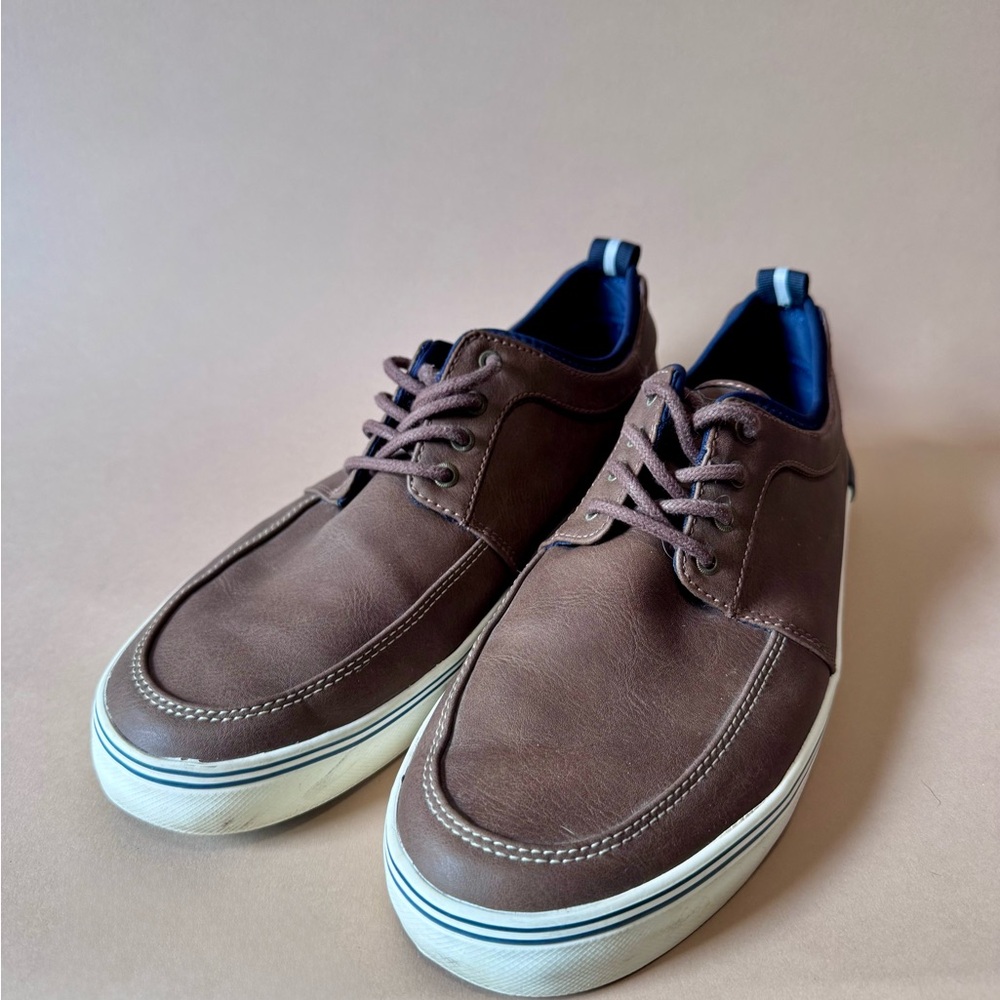 Goodfellow & Co Brown Sneakers with Moccasin Stitching